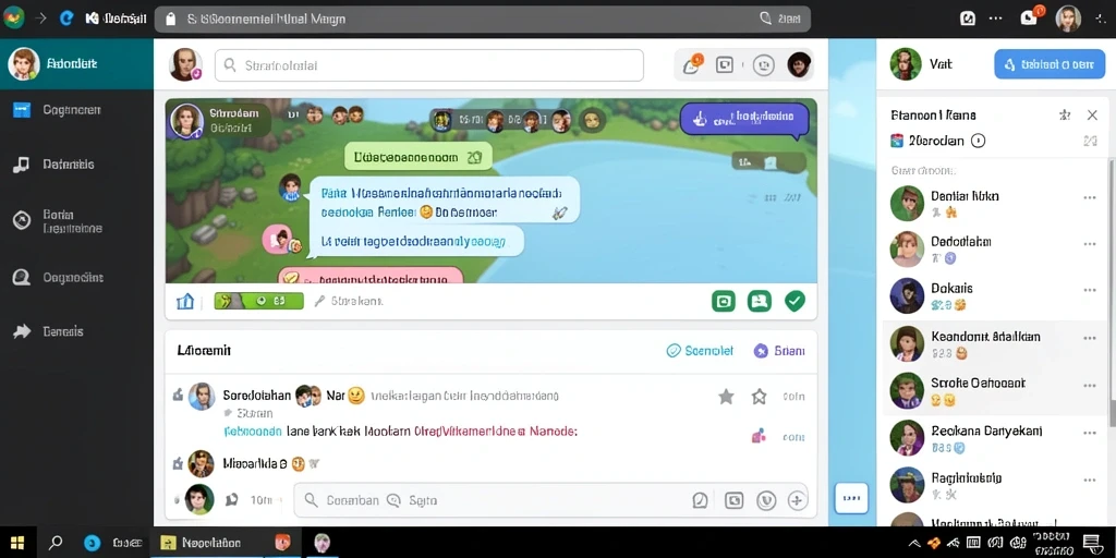 Contoh level yang menantang dan menarik.