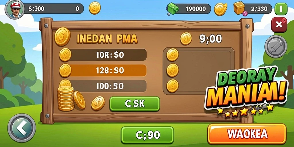 Screenshot dari mode permainan terbaru BUKIT777.