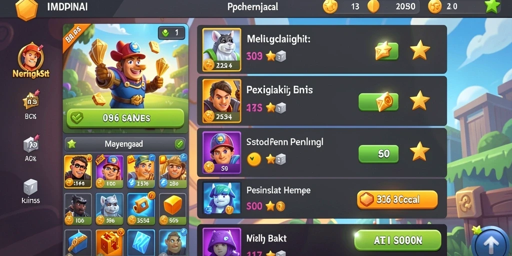 Gambar menunjukkan karakter baru yang bisa digunakan dalam permainan.