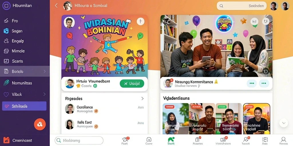 Tangkapan layar ketiga memperlihatkan pertarungan epik melawan monster.