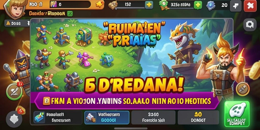 Efek suara yang mendukung suasana permainan.