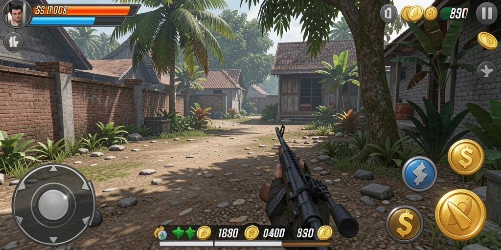 Screenshot menunjukkan fitur multiplayer saat pemain bersaing.