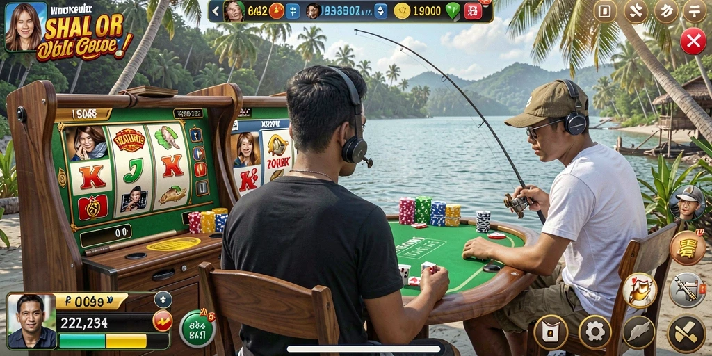 Screenshot dari momen seru saat multiplayer JURAGAN404.