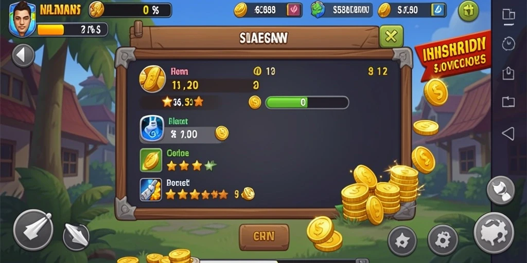 Sistem reward yang memberikan insentif bagi pemain aktif.
