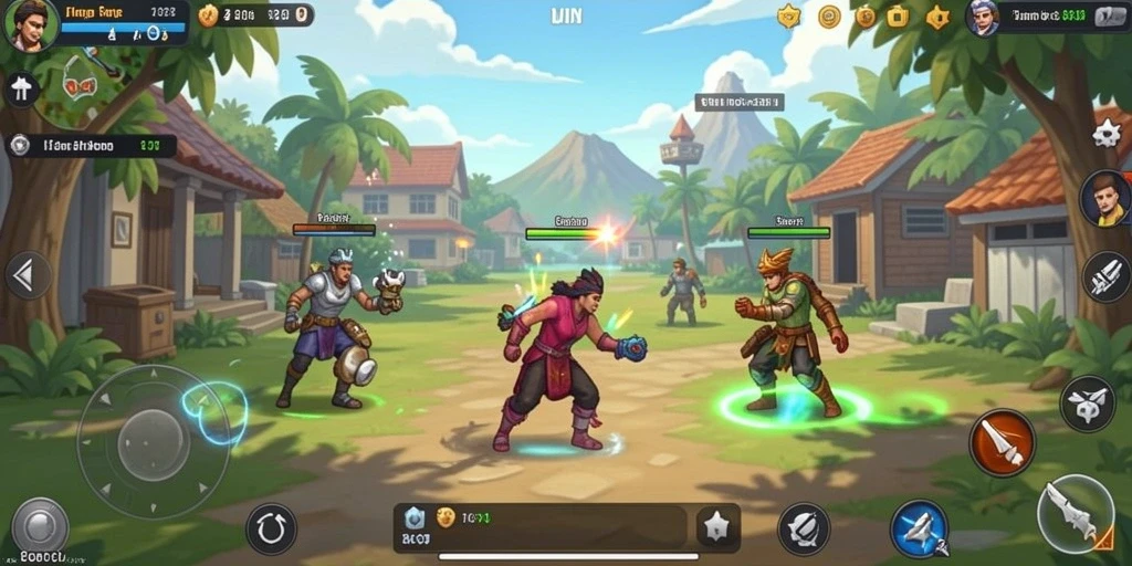Grafik yang memukau membuat dunia game lebih hidup.