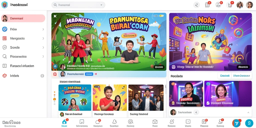 Beragam level menantang yang bisa ditemukan.
