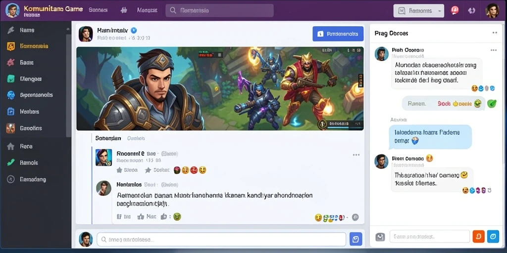 Pemandangan indah dari dunia fantasi yang dijelajahi.