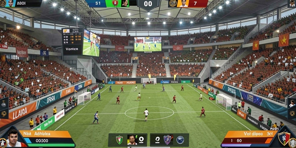 Momen seru saat berkompetisi dengan teman di mode multiplayer.