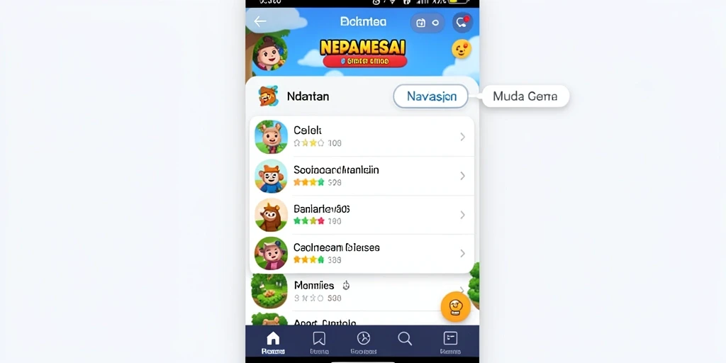 Beragam pilihan permainan yang dapat dipilih sesuai selera.